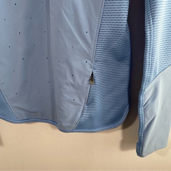 Nike Women's AeroReact Hybrid Half Zip Running Jacket Blue Size XS - Picture 8 of 11